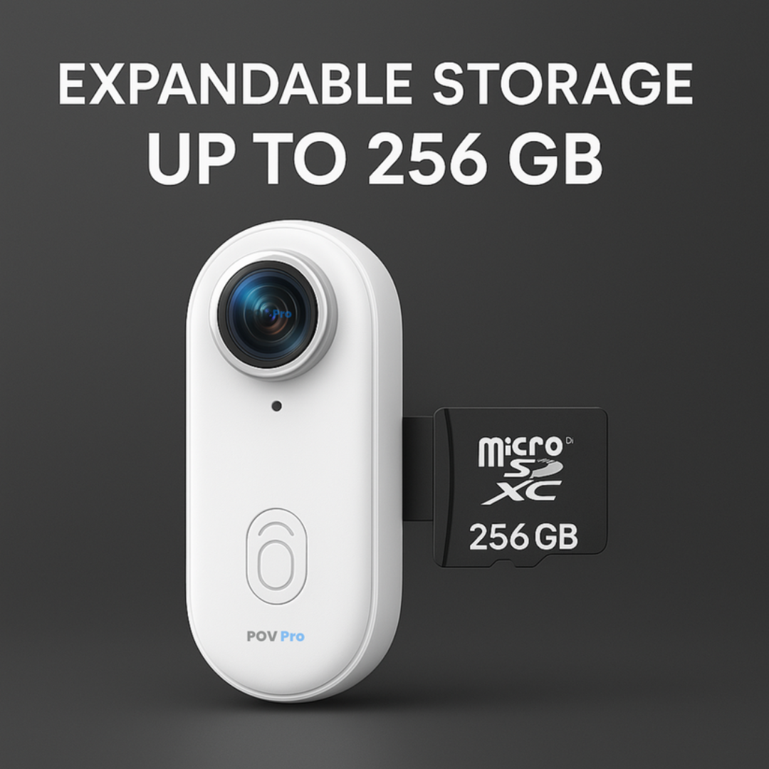 Mini Wireless Camera 2K | 360° View, Electronic Stabilisation &amp; Slow Motion | Magnetic Clip, Long Battery Life 16