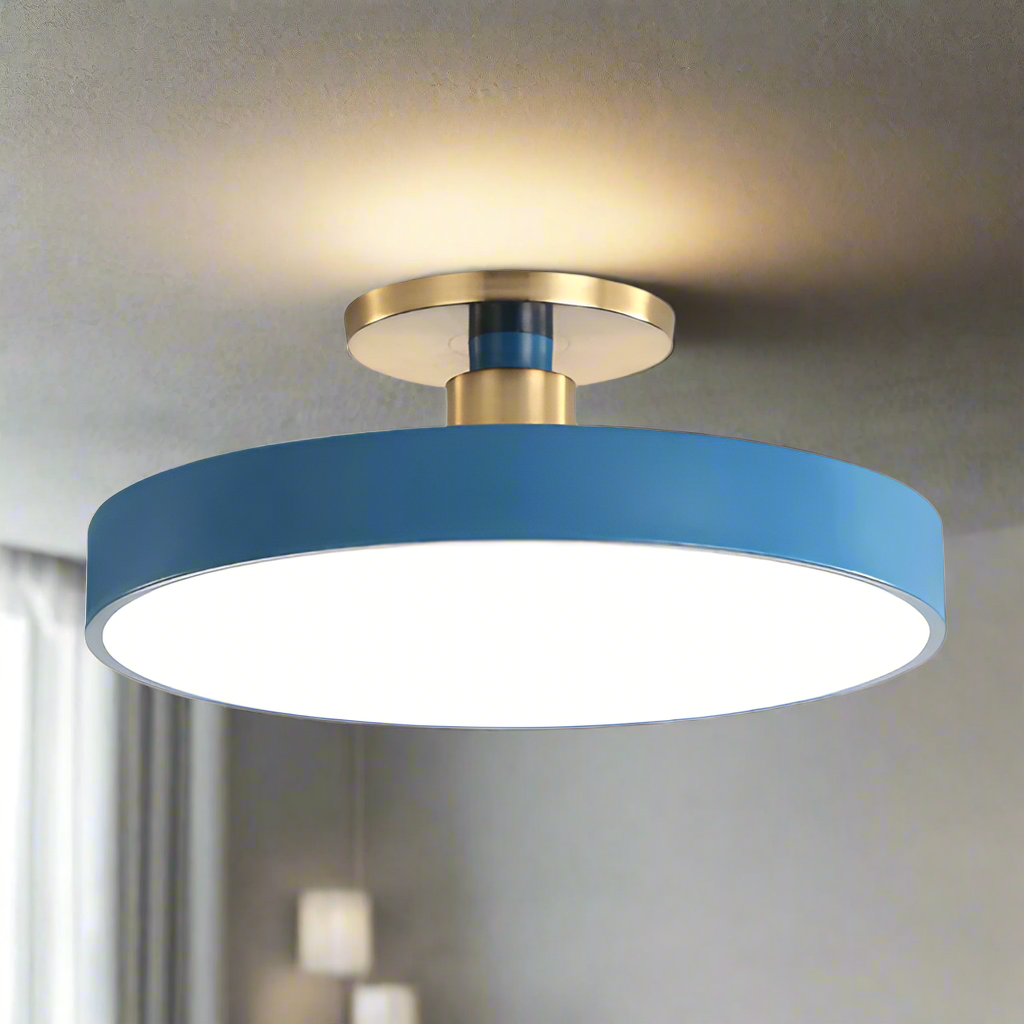 LED Ceiling Lamp Round Modern Flush Mount with Dual Colour Temperature 1