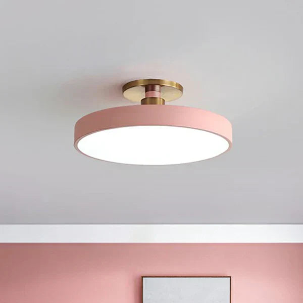 LED Ceiling Lamp Round Modern Flush Mount with Dual Colour Temperature 4