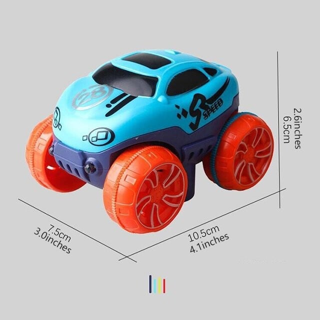 Racing Track Toy Flexible Magnetic Snap-Together Kids with LED Cars 6