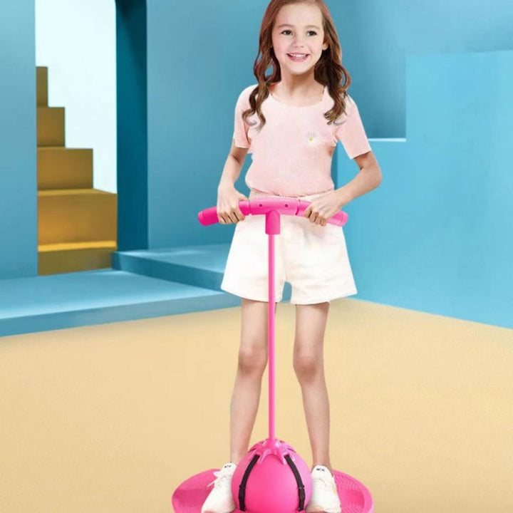 Balance Hop Ball for Kids | Removable Foam Handles for All Skill Levels | Non-Slip Platform for Indoor and Outdoor Use 12