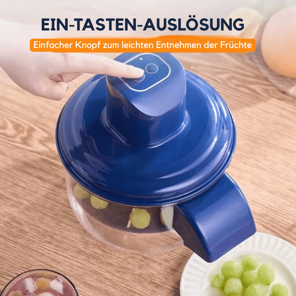 5-Blade Electric Food Chopper USB Rechargeable Transparent Bowl 6