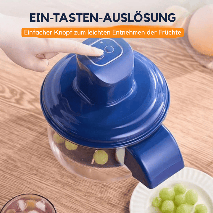 5-Blade Electric Food Chopper USB Rechargeable Transparent Bowl 6