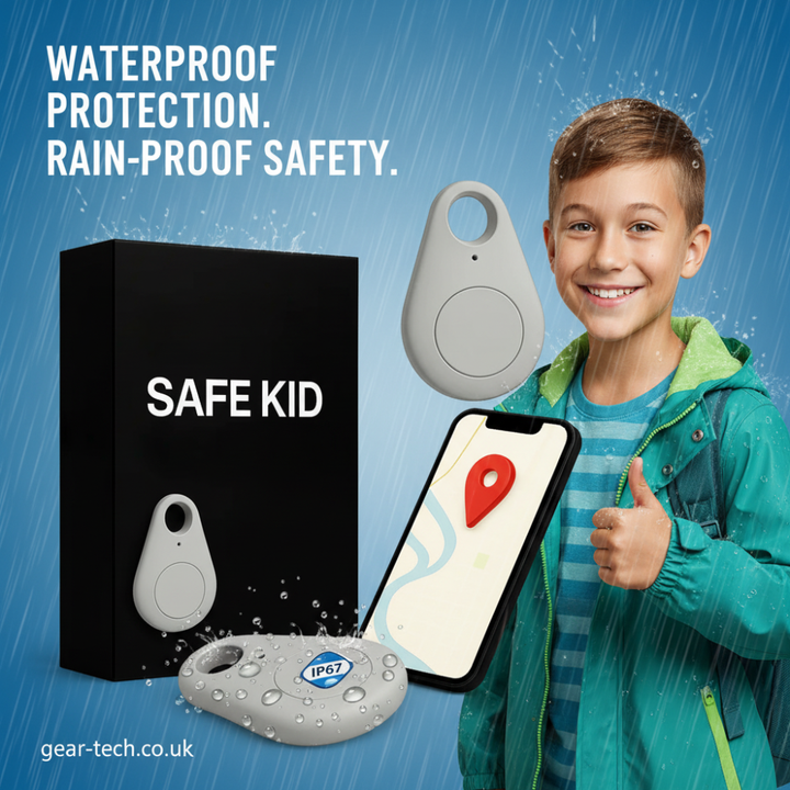 Child GPS Location Tracker | Real-Time Tracking, SOS Alerts &amp; Bluetooth | Waterproof IP67 with 5-Day Battery Life 4