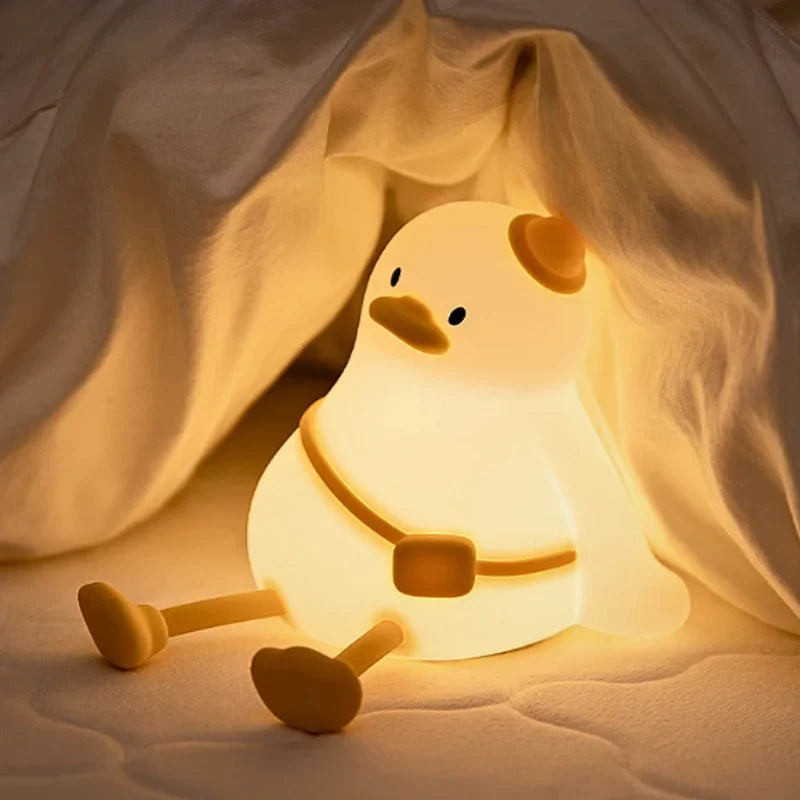 Silicone Squeeze Night Light | Adjustable 3-Level Brightness &amp; Rechargeable | 30-Minute Sleep Timer for Bedtime 4