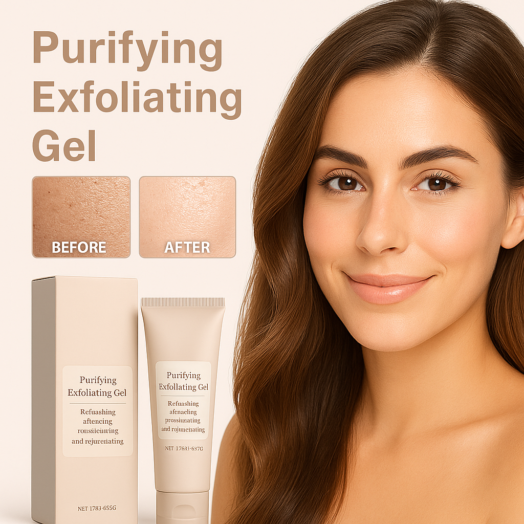 Exfoliating Gel for Women | Vitamin C, Sodium Hyaluronate &amp; Cherry Blossom | Smooths Rough Skin, Fades Dark Patches in 1 Minute 2