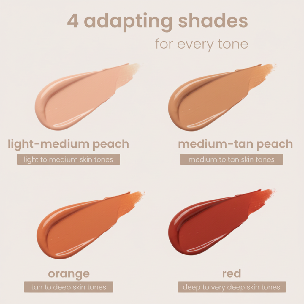 Undereye Corrector Clay Formula | 4 Adapting Shades for All Skin Tones | Brightens Dark Circles Without Creasing 2