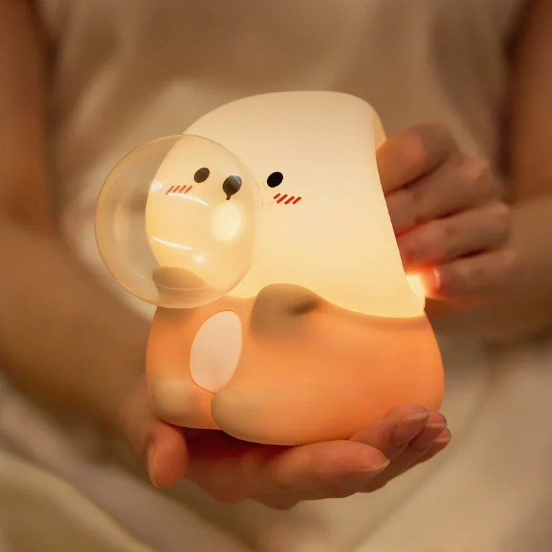 Silicone Squeeze Night Light | Adjustable 3-Level Brightness &amp; Rechargeable | 30-Minute Sleep Timer for Bedtime 33