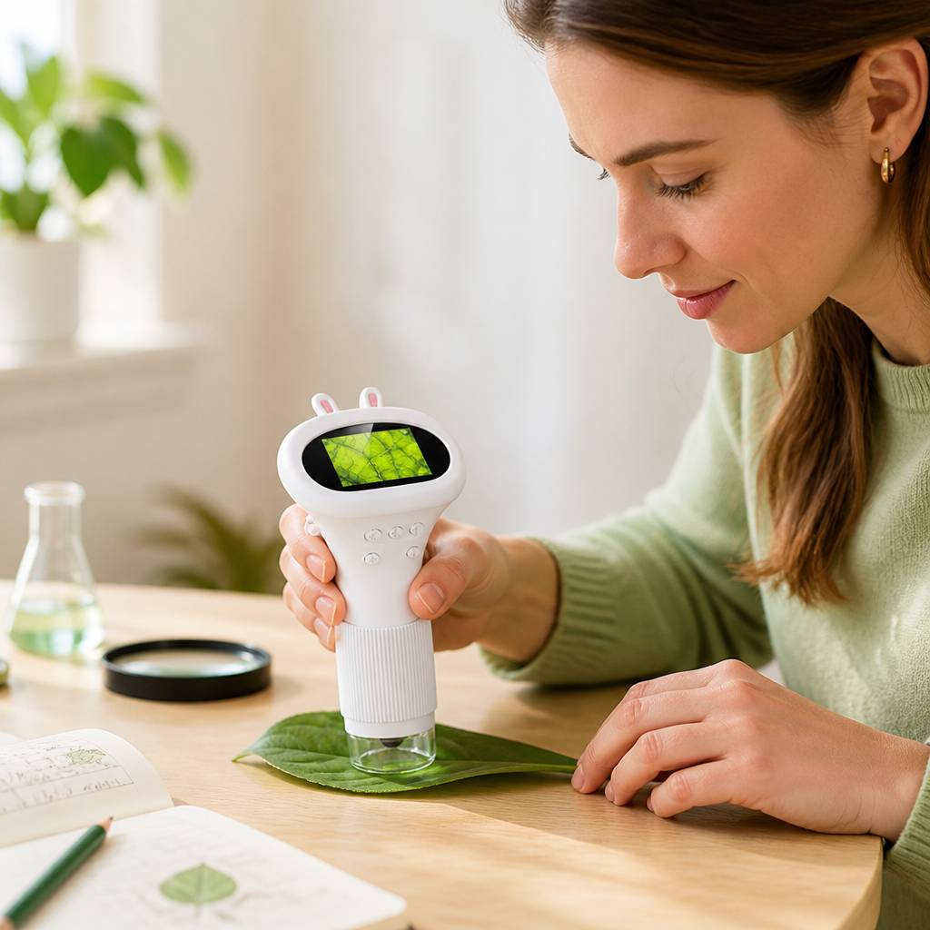Digital Microscope Handheld Portable 1000X Zoom with Built-In Display 4