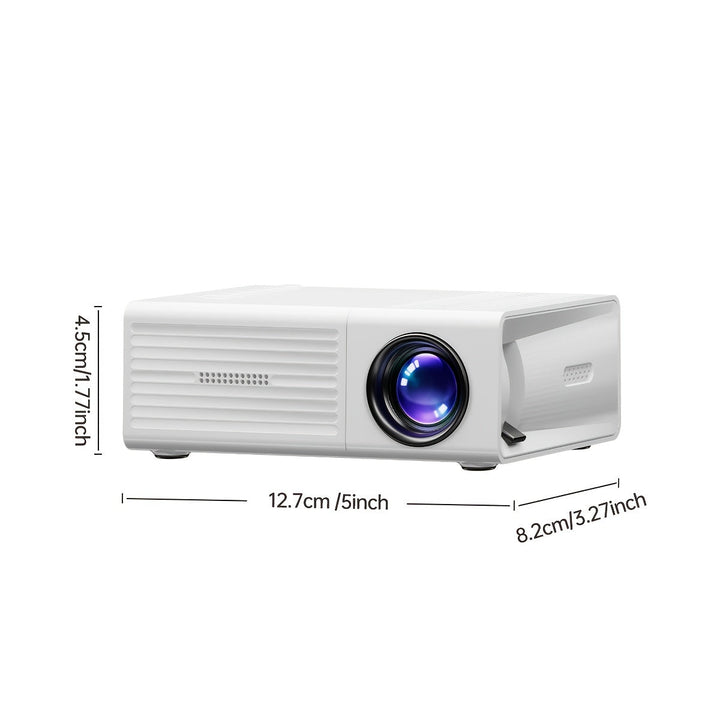 Mini Projector 3000 Lumens | 30 to 100 Inch Projection Screen | Lightweight Portable Design for Home and Outdoor Movie Nights 3