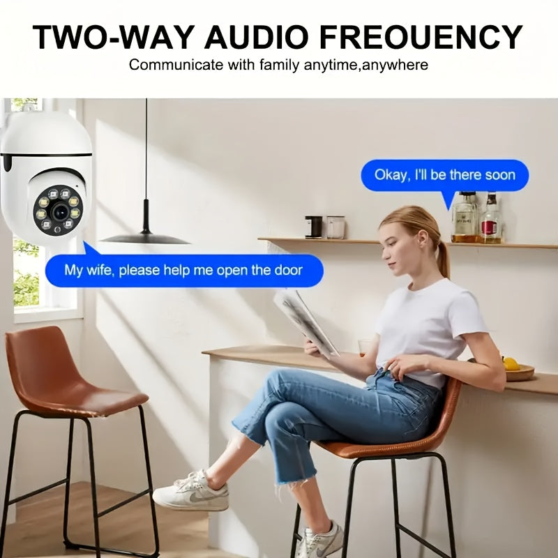 PTZ WiFi Security Camera 1296P HD | 360° Pan-Tilt, Colour Night Vision | Two-Way Audio, Motion Alerts &amp; App Control 6