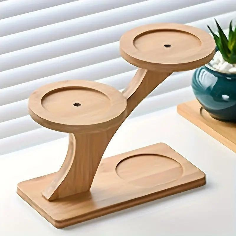 3-Tier Bamboo Plant Stand | Tree-Shaped Indoor Display
