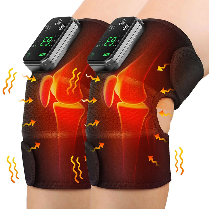 3-in-1 Wireless Heated Massager | Shoulder, Elbow &amp; Knee Relief | Heat &amp; Vibration | Rechargeable