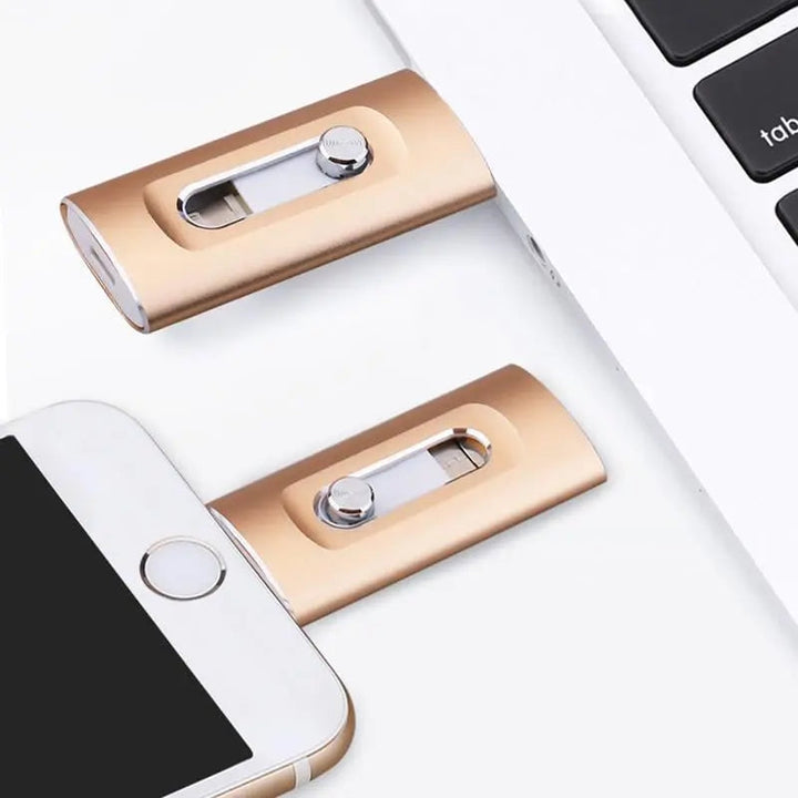 3-in-1 USB Drive — More Storage for iPhone, Android &amp; PC 1