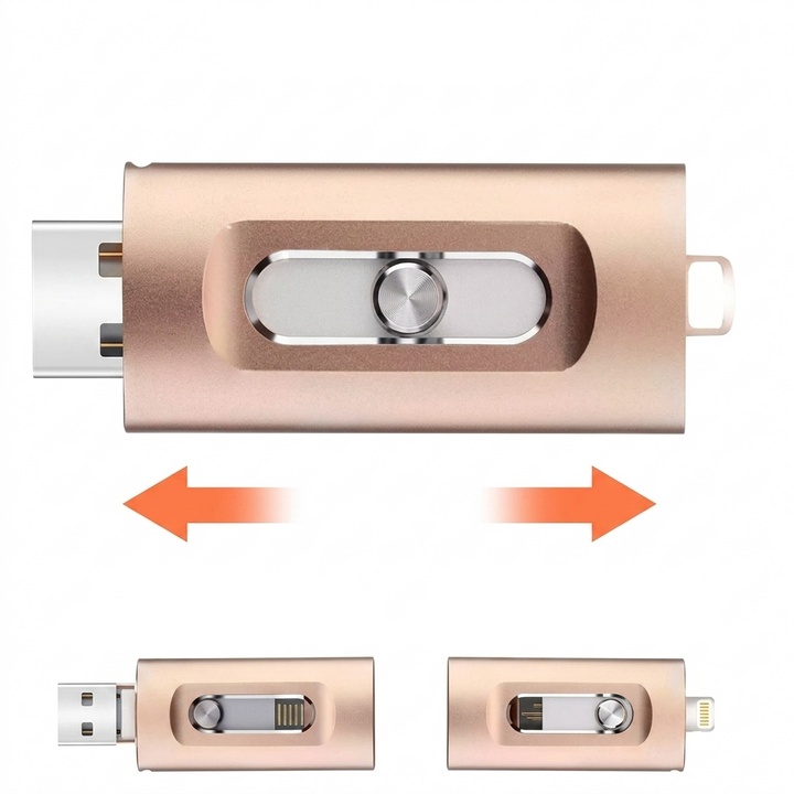 3-in-1 USB Drive — More Storage for iPhone, Android &amp; PC 7