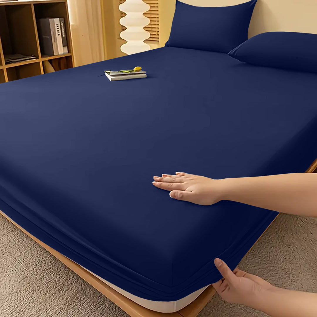 Extra Deep Fitted Bed Sheet, Up to 29 cm Depth | Single, Double, King, Super King, 12 Colours | Wrinkle-Resistant All-Season Fit 50