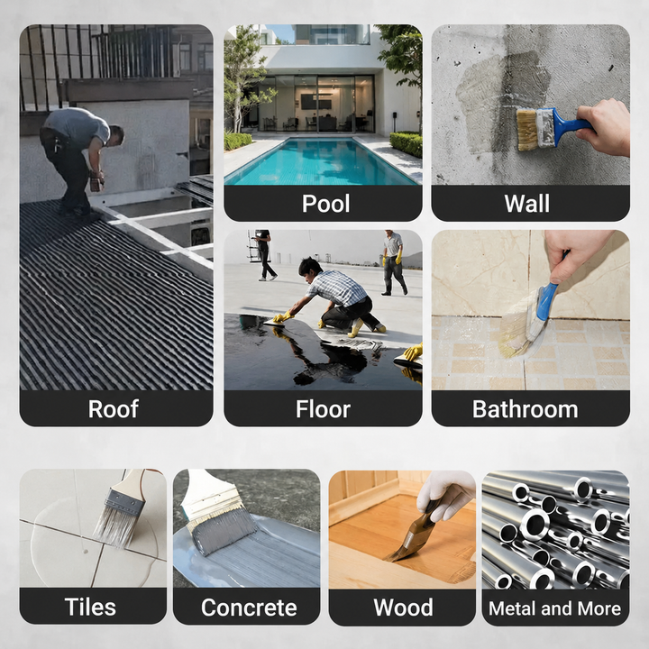 Waterproof Sealing | Roller Coating For Walls And Roofs