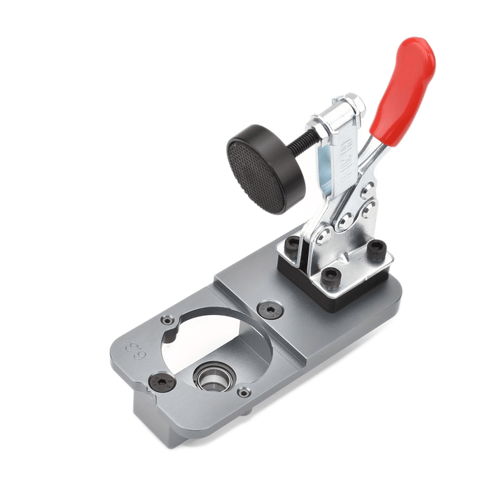 35 mm Hinge Drilling Template Aluminium | Quick-Clamp Jig | Includes Forstner Bit for Concealed Cabinet Hinges