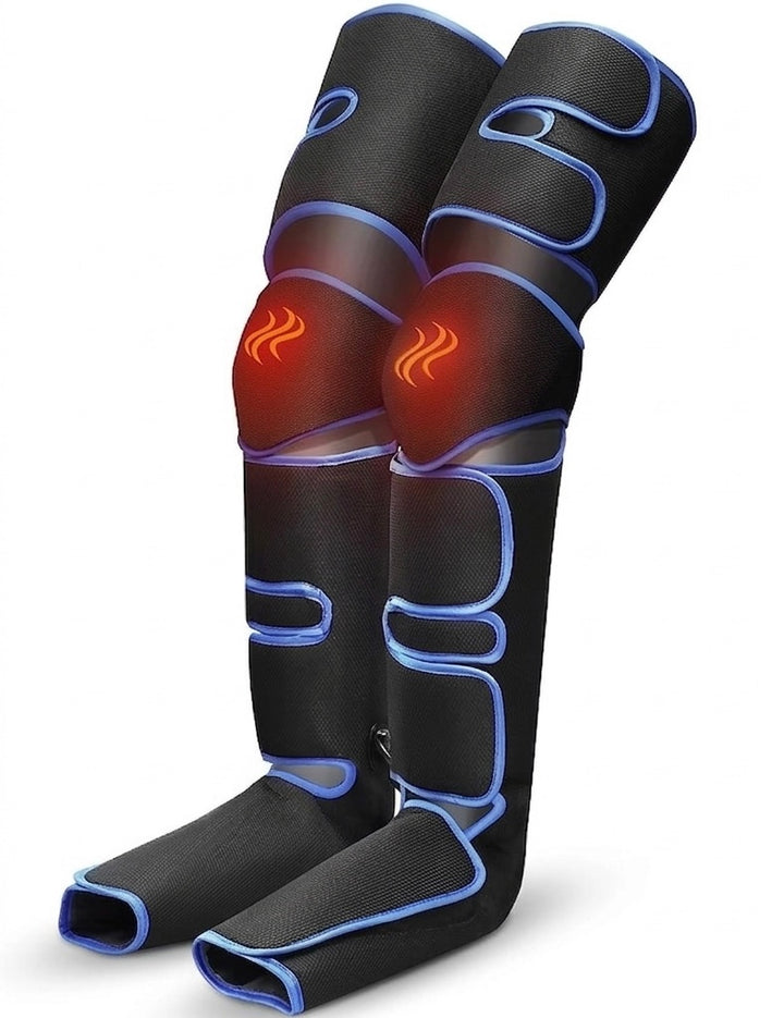360° Leg Compression Massager with Knee Heat | Full Leg Coverage | Cordless | 6 Massage Modes