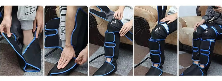 360° Leg Compression Massager with Knee Heat | Full Leg Coverage | Cordless | 6 Massage Modes
