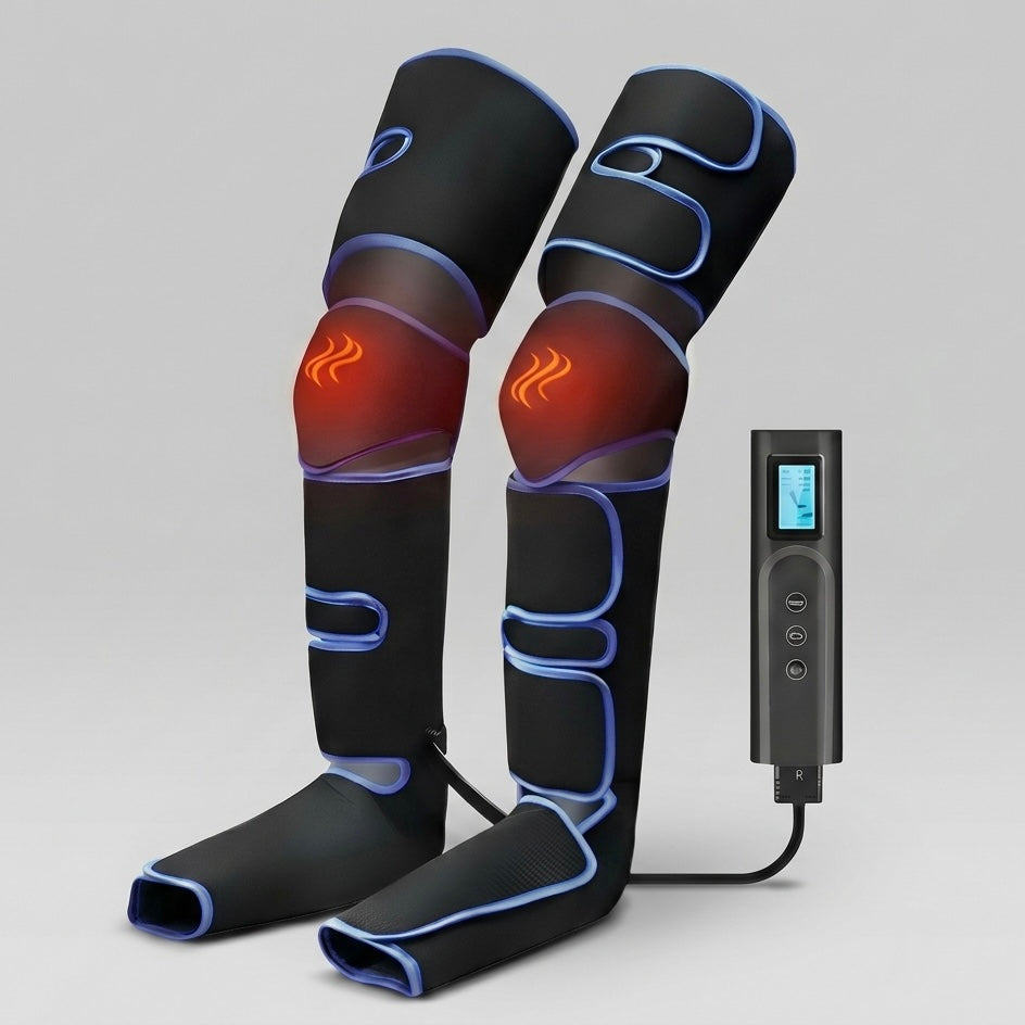 360° Leg Compression Massager with Knee Heat | Full Leg Coverage | Cordless | 6 Massage Modes