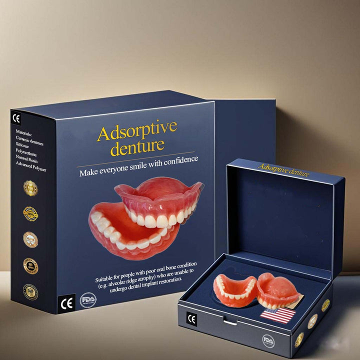 Adhesive-Free Dentures for Ages 20 to 50+ | Bionic Root Adsorption Technology | 12-Hour Secure Hold, No Glue Needed 2