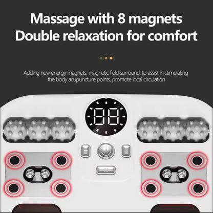 Wireless Electric Foot Massager | Kneading & Heat | 10 Intensity Levels | USB Rechargeable | 2-Hour Battery