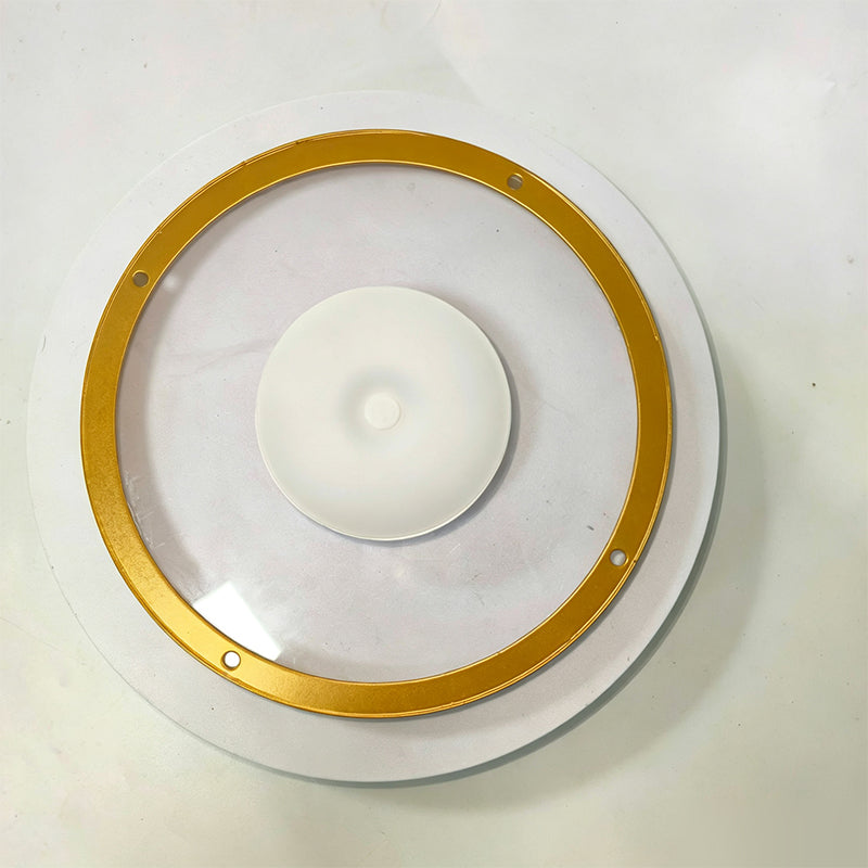 Round Floating Wall Shelf LED Light Rechargeable USB 10