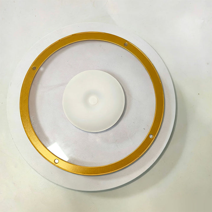 Round Floating Wall Shelf LED Light Rechargeable USB 10