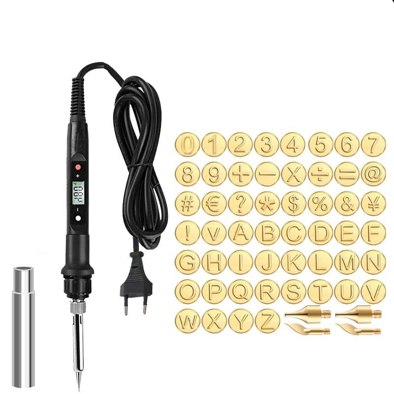 Engraving Soldering Iron Letter Set Brass Tips | 26 A-Z Letters Fits Standard Irons | Personalise Wood, Leather &amp; Crafts 14