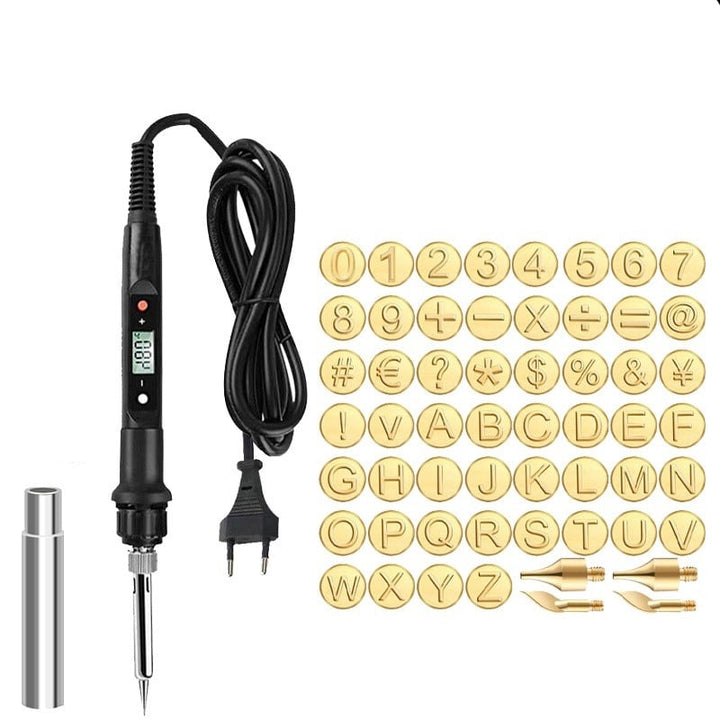 Engraving Soldering Iron Letter Set Brass Tips | 26 A-Z Letters Fits Standard Irons | Personalise Wood, Leather &amp; Crafts 14