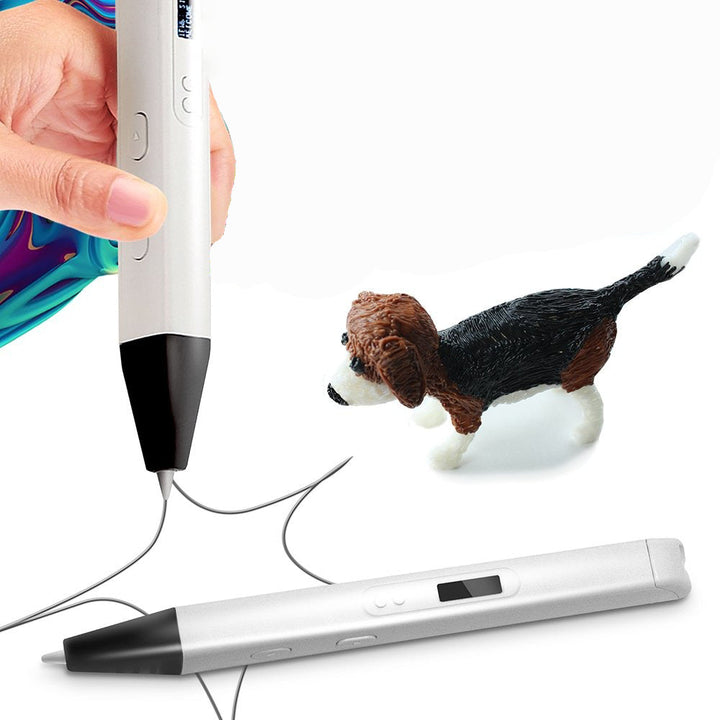 3D Printing Pen Stepless Speed ABS PLA Dual Extrusion