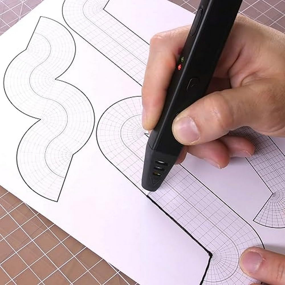 3D Printing Pen Stepless Speed ABS PLA Dual Extrusion