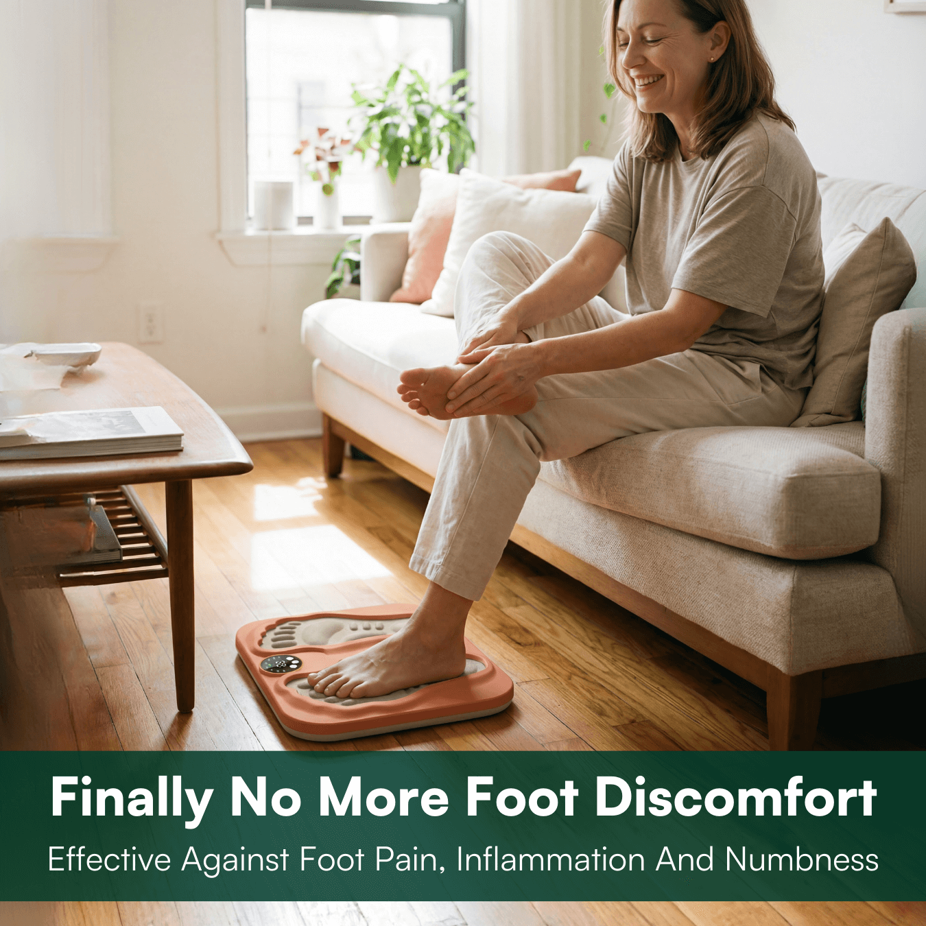 3D Foot Massager with Heat & Adjustable Settings | Shiatsu Technology for Ultimate Relaxation 1