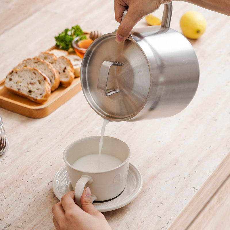 Oil Strainer Pot Stainless Steel | Integrated Filter Net Simplifies Frying and Straining | Reusable Cooking Oil, Less Waste 2