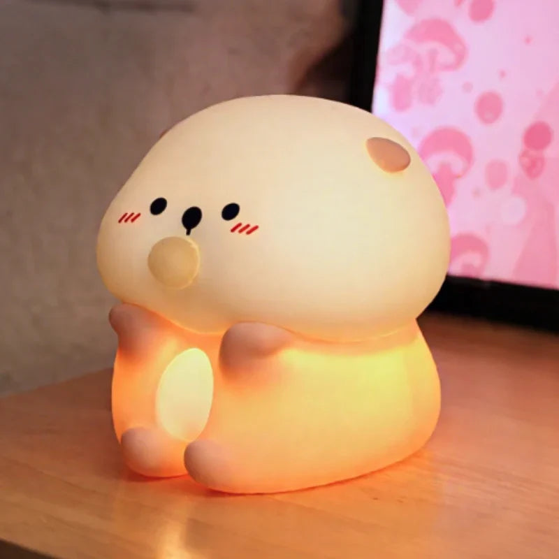 Silicone Squeeze Night Light | Adjustable 3-Level Brightness &amp; Rechargeable | 30-Minute Sleep Timer for Bedtime 34
