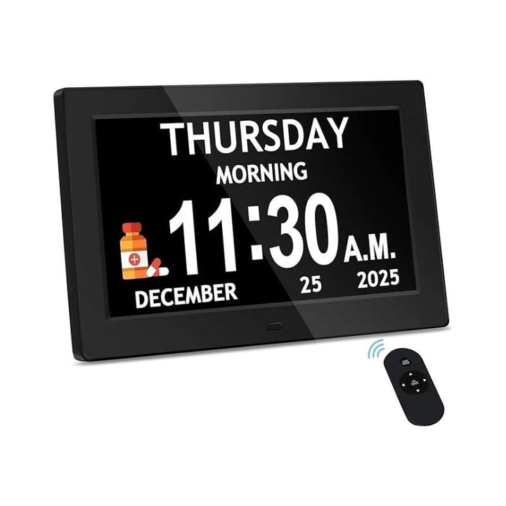 Activity Reminder Clock with Eight Task Icons | Large Adjustable Display, Four Layouts | Tracks Medication, Meals and Exercise 3