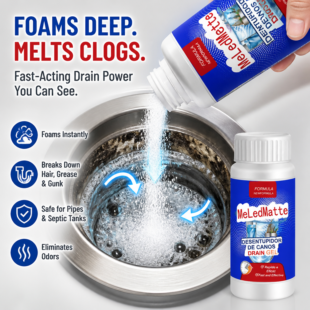 Drain Unblocker Liquid 100 ml | Safe on Copper, PVC, Stainless Steel and Plastic Pipes | Clears Hair, Grease &amp; Food Clogs Fast 4