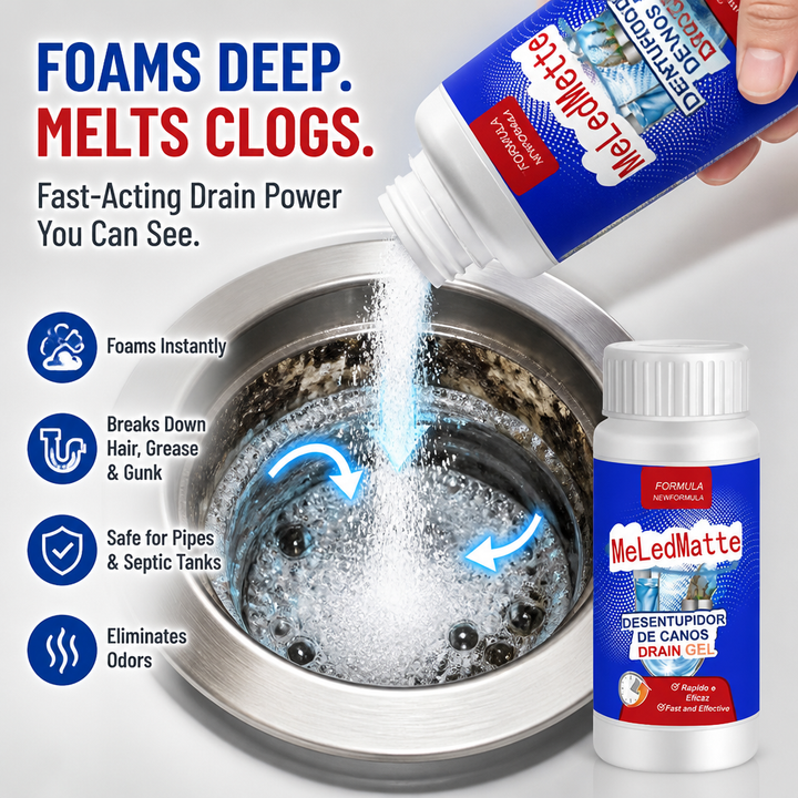 Drain Unblocker Liquid 100 ml | Safe on Copper, PVC, Stainless Steel and Plastic Pipes | Clears Hair, Grease &amp; Food Clogs Fast 4