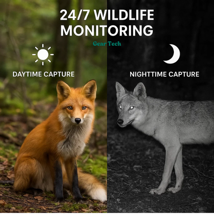 Wildlife Trail Camera Night Vision 16MP 1080p IP66 7