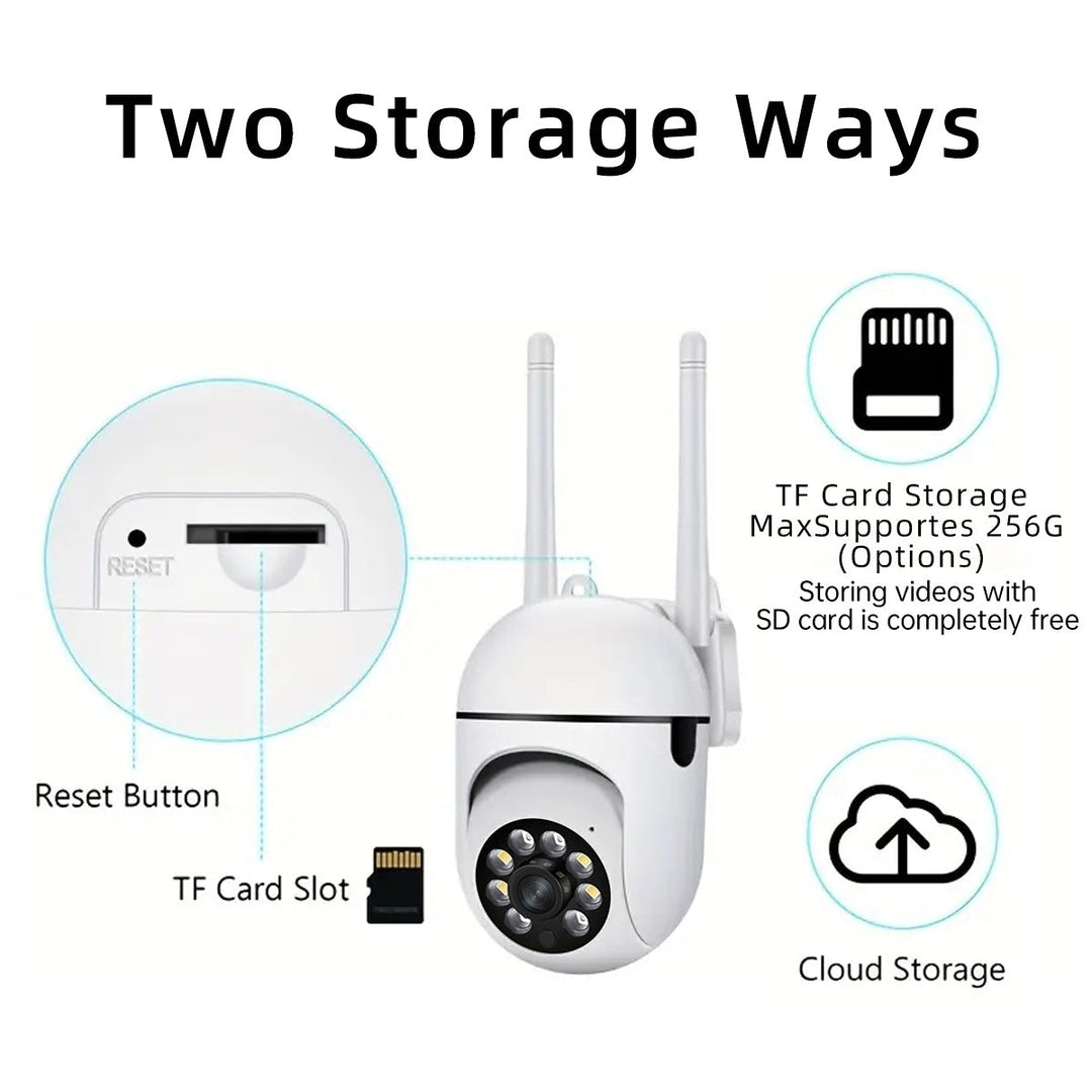 PTZ WiFi Security Camera 1296P HD | 360° Pan-Tilt, Colour Night Vision | Two-Way Audio, Motion Alerts &amp; App Control 8