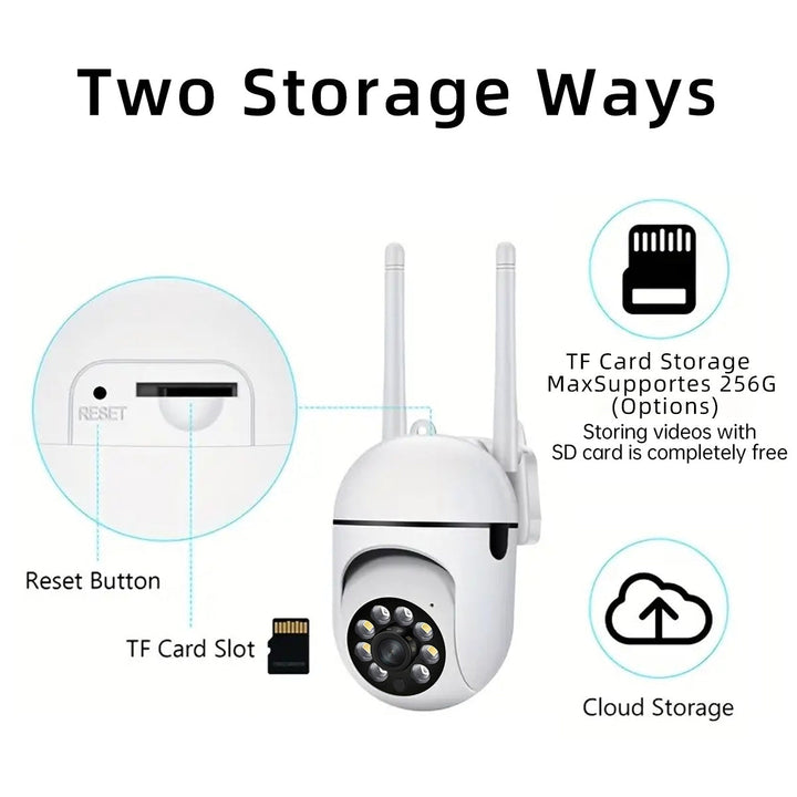 PTZ WiFi Security Camera 1296P HD | 360° Pan-Tilt, Colour Night Vision | Two-Way Audio, Motion Alerts &amp; App Control 8