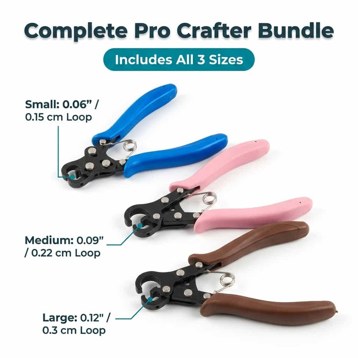 Jewellery Loop Pliers Stainless Steel | Ergonomic Non-Slip Handles | Uniform Loops for Wire-Wrapped Jewellery Making 3