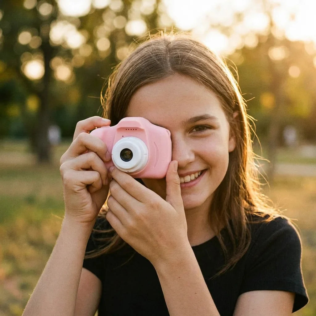 Vintage-Style Digital Camera | Grainy Film-Effect Photos | Reusable Pocket-Sized Alternative to Disposable Cameras 6