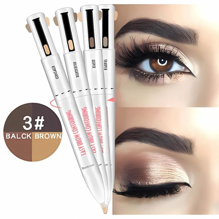 4-in-1 Eyebrow Pen | Shapes, Fills, Conceals &amp; Highlights Brows | Waterproof, Smudge-Proof, Long-Lasting All-Day Wear