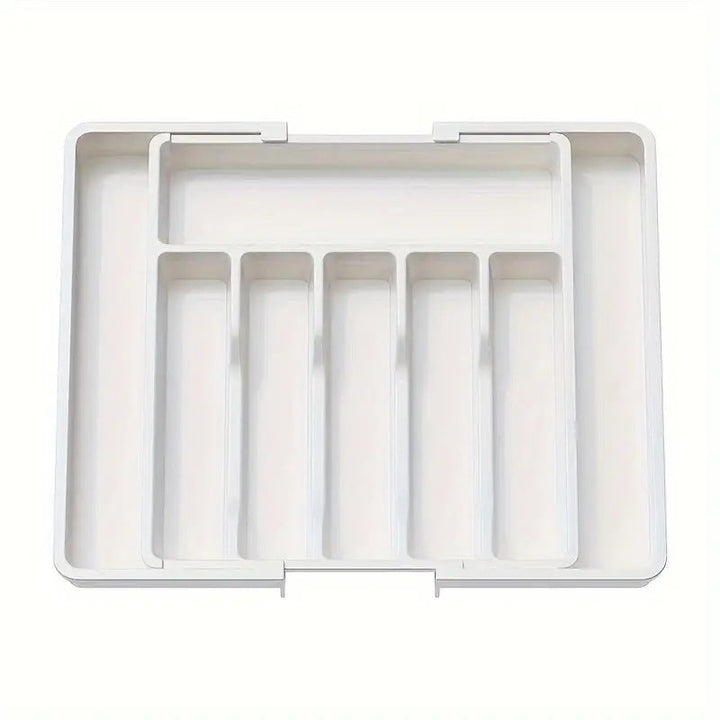 Expandable Kitchen Organizer Drawer Tray with Multiple Compartments 12