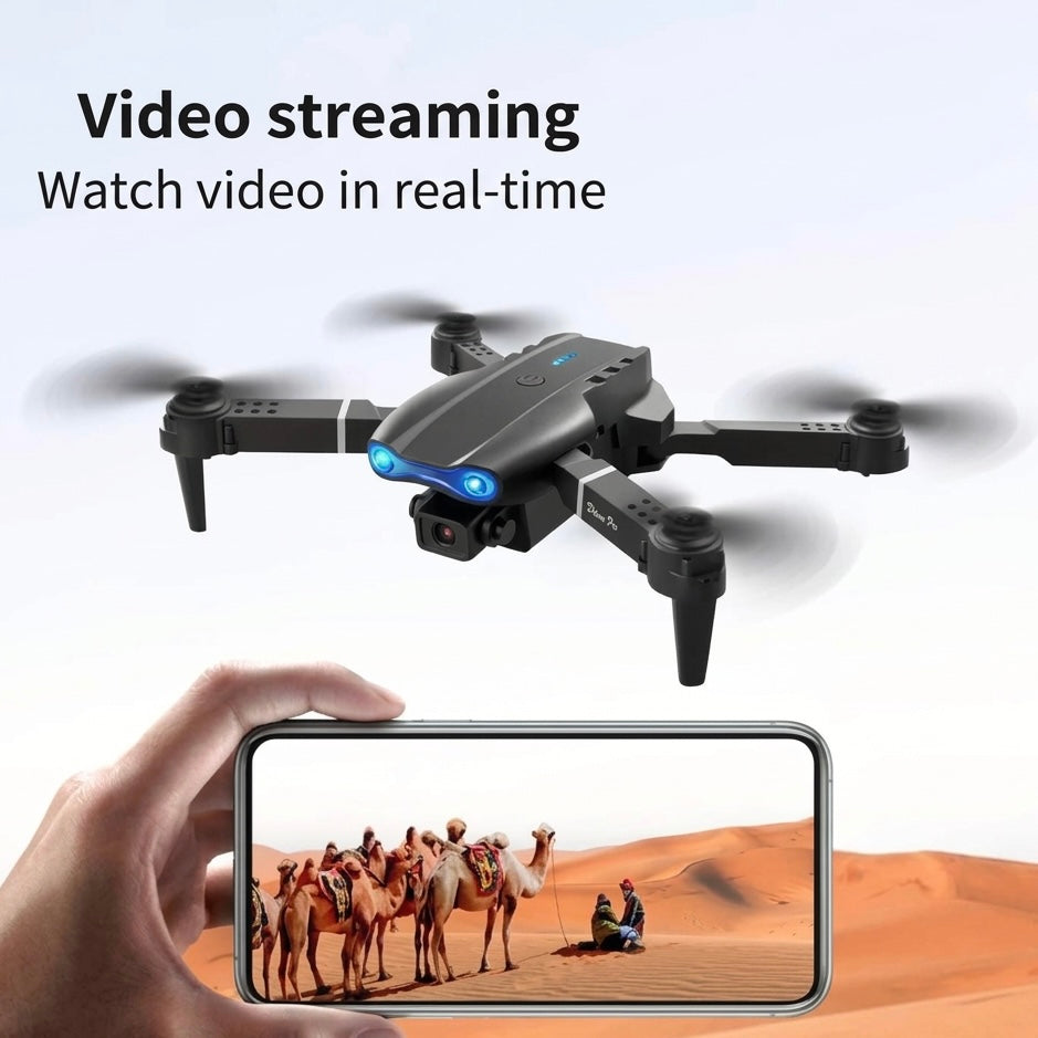 Aerial Vision | Foldable Mini Drone with Dual Camera | Optical Flow | Beginner-Friendly | Under 250g