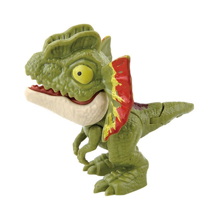 Dinosaur Toy Finger Puppet Bite-Ready Rounded Edges with Movable Tail 16
