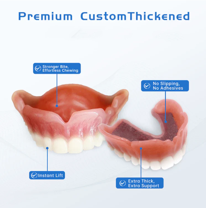 Adhesive-Free Dentures for Ages 20 to 50+ | Bionic Root Adsorption Technology | 12-Hour Secure Hold, No Glue Needed 6