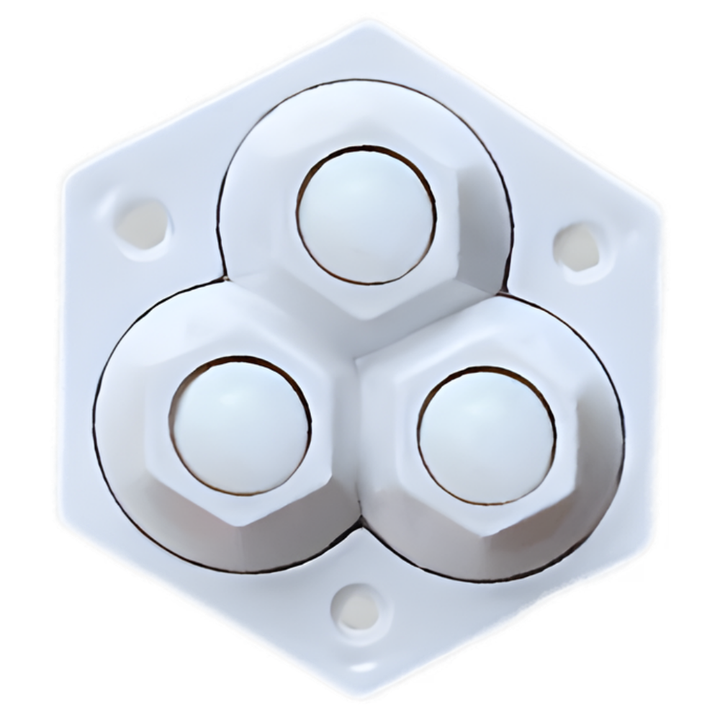 Ball Bearing Furniture Casters 360° Swivel with Self-Adhesive Pads 11